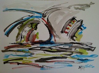 Artist: Dino Magnificent Bakic - Title: aqarell no1 - Medium: Watercolor - Year: 2010