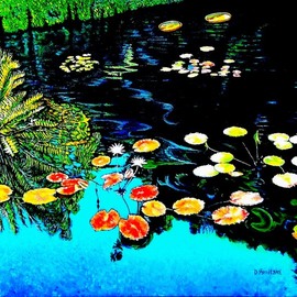 garden pond By Dmitri Ivnitski