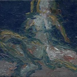 Djordje Sokolovski: 'nude 7', 2008 Oil Painting, Figurative. Artist Description:  female nude ...