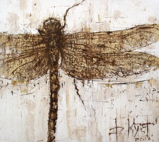 Artist: Dmitry Kustanovich - Title: the dragonfly - Medium: Oil Painting - Year: 2016