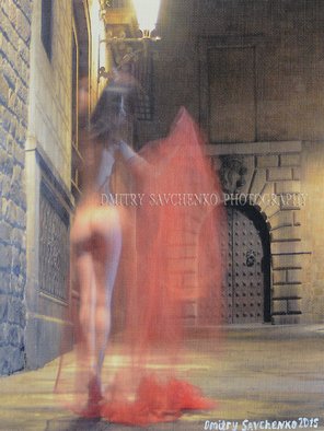 Dmitry Savchenko: 'The beauty Limited Edition', 2015 Color Photograph, nudes. Artwork from the seriesBarcelona A natural photo made with the special photography technique . Not Photoshop, not collage and etc. Created with natural light from the night lanterns and lamps + flash lighting. The year since creation - 2015. The Gothic Quarter. BarcelonaLimited edition 4100, printed on canvas, numbered and hand signed by ...