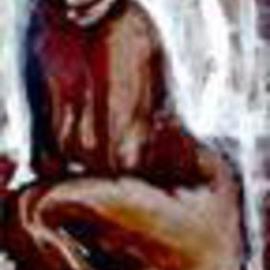 Domingo Garcia: 'Ana', 1959 Oil Painting, nudes. 