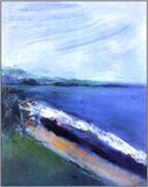 Domingo Garcia  'Playa Las Picuas', created in 1993, Original Painting Oil.