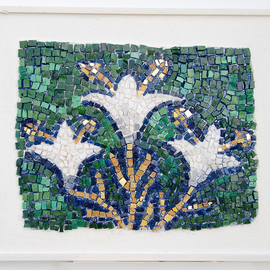 Jerry Reynolds: 'Lilies', 2011 Mosaic, Religious. Artist Description:    Mosaics are all one of a kind hand made to order. Each mosaic is an authentic piece of art unique to itself. No two mosaics are ever alike.    ...