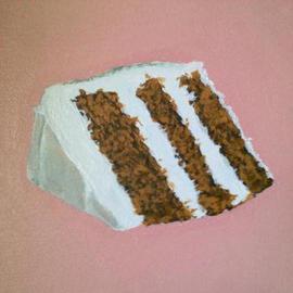Daniel Topalis: 'cake 1', 2012 Acrylic Painting, Food. Artist Description:       panting acrylic canvas people     ...