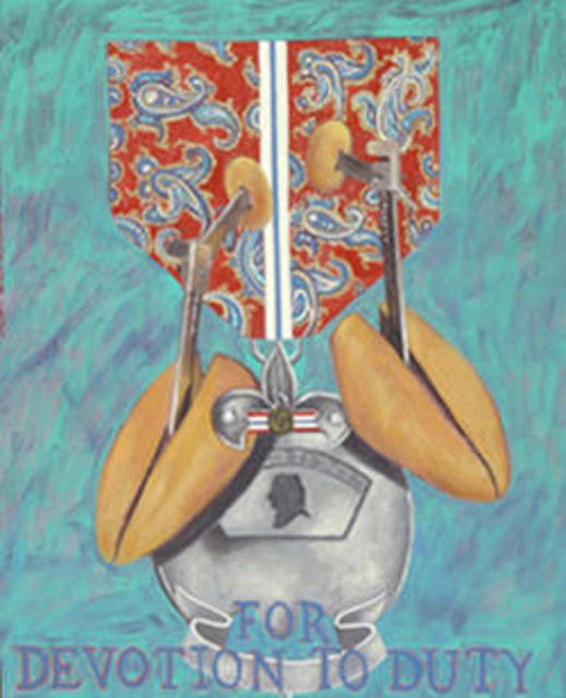 Artist Lou Posner. 'For Devotion To Duty' Artwork Image, Created in 2003, Original Other. #art #artist