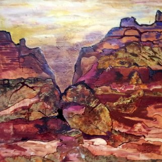 Dune Tencer: 'Canyon Land', 2014 Acrylic Painting, Landscape. 