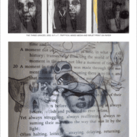 Durga Kainthola: 'Guernica and the History Of Art', 2004 Mixed Media, Portrait. 