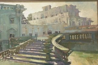 Durre Waseem: 'quaid e azam library', 2016 Oil Painting, Undecided. 