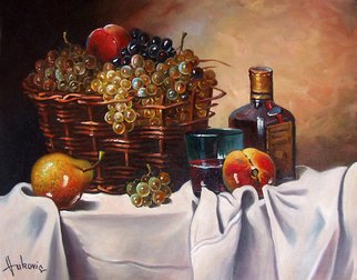 Artist: Dusan Vukovic - Title: fruitful autumn - Medium: Oil Painting - Year: 2012