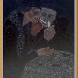 Bozena Dusseau Labedz: 'joint', 2014 Oil Painting, Figurative. Artist Description: (c)Bozena Dusseau- LabedzPAINTINGNR: 010582TITLE:     JOINT YEAR:      2014   DIM:       100 X 120 CM.TECHNIC: OIL ON CANVAS...