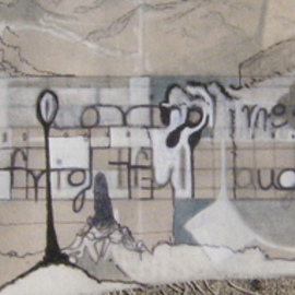 Ignacio Font: 'A Season in Hell     drawing 007', 2007 Other Drawing, Abstract Landscape. 