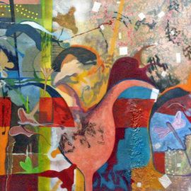Ignacio Font: 'Passing', 2004 Mixed Media, Abstract Figurative. 