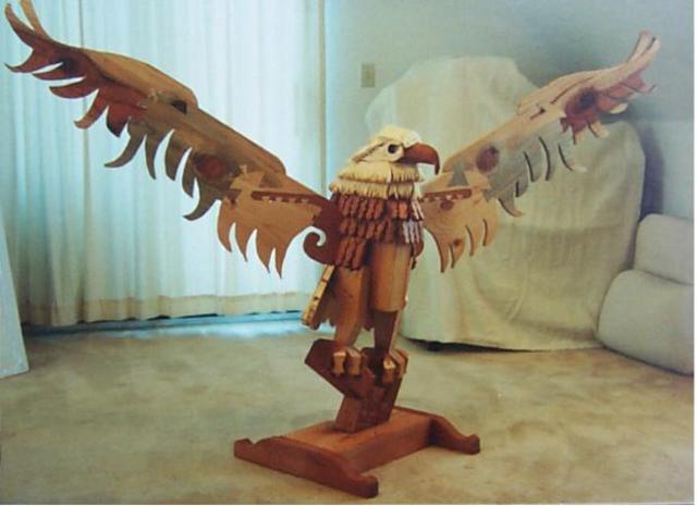 Artist Jack Earley. 'Great Eagle' Artwork Image, Created in 1991, Original Other. #art #artist