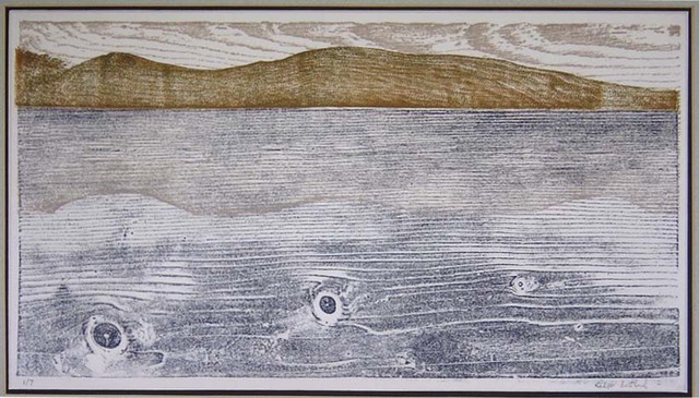 Artist Ralph Eastland. 'Squidegate Narrows' Artwork Image, Created in 2002, Original Watercolor. #art #artist