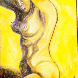 Richard Wynne: 'Mi Amor Mi Cortizon Byea Laeow', 1998 Oil Painting, nudes. Artist Description: If you understand the title I don't need to say anymore. No it is not a portrait, the face was changed. ...