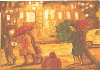 Artist: Richard Wynne - Title: Rainy Night  - Medium: Other Painting - Year: 2000