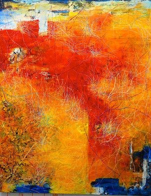 Artist: Eddie Fordham - Title: Transitional Blue Grass Pathway - Medium: Oil Painting - Year: 2015