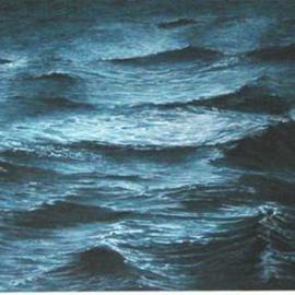 Edna Schonblum: 'tranquility', 2005 Oil Painting, Seascape. 