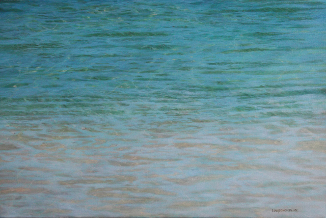 Edna Schonblum  'Transparencie Serie Tranquility', created in 2014, Original Painting Oil.