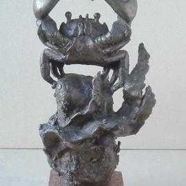 Alexander Efimov: 'Crab the Winner', 1995 Bronze Sculpture, Animals. 