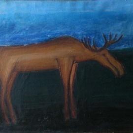Moose By Vyacheslav Panichev