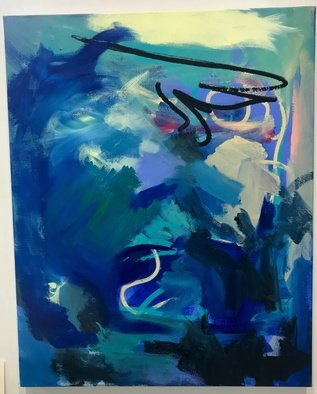 Elizabeth Griffith: 'bayou 2', 2017 Acrylic Painting, Abstract. 