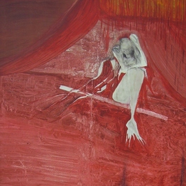 Emilio Merlina: 'Hell acrobat', 2002 Acrylic Painting, Inspirational. Artist Description:  acrylic on canvas ...