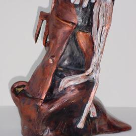 Emilio Merlina: 'Pugnacious', 1990 Ceramic Sculpture, Inspirational. Artist Description: sculpture terracotta...