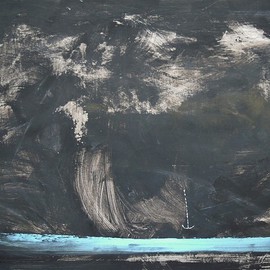 Emilio Merlina: 'a good day to sail away', 2012 Acrylic Painting, Fantasy. Artist Description:  acrylic on carboard ...