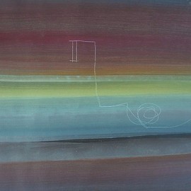 Emilio Merlina: 'a rainbow all I need', 2012 Oil Painting, Fantasy. Artist Description:  oil on canvas53 x 40 cm ...