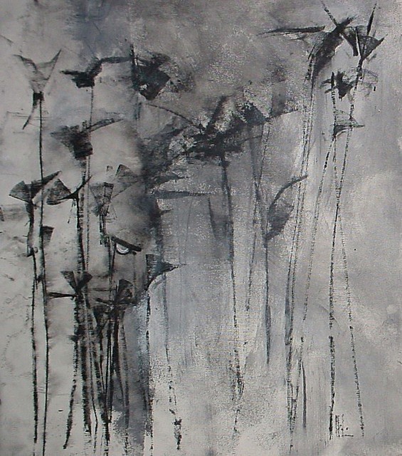 Emilio Merlina  'Albeit They Are Only Few Black Moon Flowers', created in 2009, Original Optic.