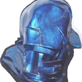 Emilio Merlina: 'blue battle', 1993 Ceramic Sculpture, Inspirational. Artist Description: sculpture ceramic...