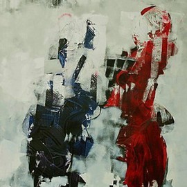 Emilio Merlina: 'coexist', 2015 Oil Painting, Fantasy. Artist Description:     on canvas    ...