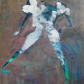 Emilio Merlina: 'dance of hope', 2014 Oil Painting, Fantasy. Artist Description:  on canvas   ...