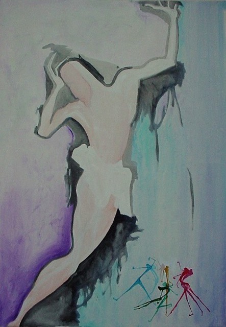 Artist Emilio Merlina. 'Dancing To Live' Artwork Image, Created in 2012, Original Optic. #art #artist