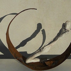 Emilio Merlina Artwork for a crescent moon, 2011 Mixed Media Sculpture, Fantasy