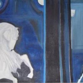 Emilio Merlina: 'free night', 1986 Oil Painting, Inspirational. Artist Description: oil on canvas...