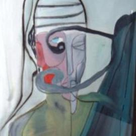 Emilio Merlina: 'friend', 1985 Acrylic Painting, Inspirational. Artist Description: acrylic...