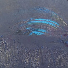 Emilio Merlina: 'in the black moon field', 2014 Oil Painting, Fantasy. Artist Description:   on canvas  ...