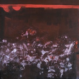 Emilio Merlina: 'looking for Judas Iscariot', 2012 Oil Painting, Fantasy. Artist Description:  oil on canvas ...