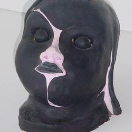 Emilio Merlina: 'magic black', 1996 Ceramic Sculpture, Inspirational. Artist Description: sculpture terracotta...