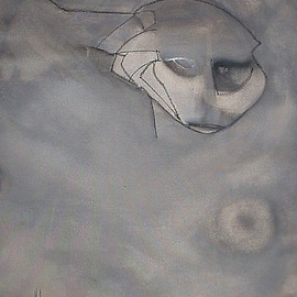 Emilio Merlina: 'nebula 010', 2010 Mixed Media, Representational. Artist Description:  charcoal and acrylic on canvas  ...