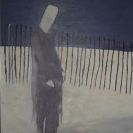 Emilio Merlina: 'neve', 1987 Oil Painting, Inspirational. Artist Description: oil on canvas...