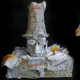 Emilio Merlina: 'paid', 2012 Mixed Media Sculpture, Fantasy. 