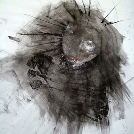 Emilio Merlina: 'passing you by', 2007 Charcoal Drawing, Inspirational. Artist Description:  charcoal on paper ...