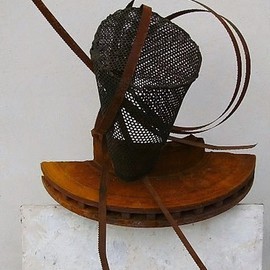 Emilio Merlina: 'queen fantasy 2', 2007 Mixed Media Sculpture, Inspirational. Artist Description:  rusty iron ...