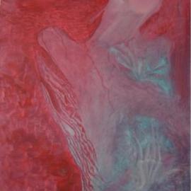 Emilio Merlina: 'red fantasy', 1993 Oil Painting, Inspirational. Artist Description: oil on canvas...