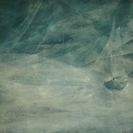 Emilio Merlina: 'sailing away to dream', 2008 Acrylic Painting, Inspirational. Artist Description:  acrylic on cardboard ...