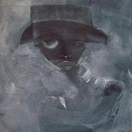 Emilio Merlina: 'seet black overdose', 2013 Acrylic Painting, Fantasy. 
